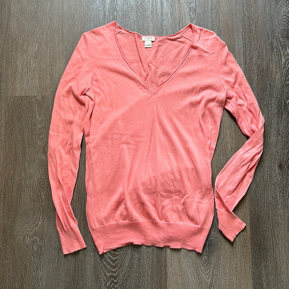 Pink J. Crew sweater